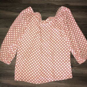 Bow back blouse